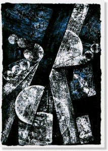 Ohne Titel, 2006, Holzdruck, 80 x 100 cm